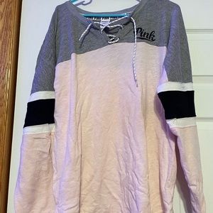Pink cross long sleeve